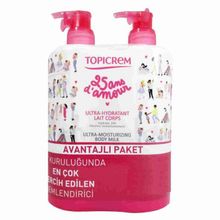 Topicrem Ultra Moisturizing Body 2x500 ml Milk Nemlendirici Vücut Sütü
