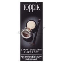 Toppik Orta Kahve Kaş Dolgunlaştırıcı Set