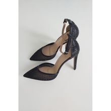 Topukla 036 4199 Platin Taşlı 10 cm Kadın Abiye Ayakkabı