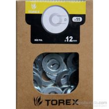 Torex DIN-125 M12 12 mm 55 Adet Düz Pul