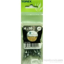 Torex DIN 7505 4x50 mm 20li Sunta Vidası