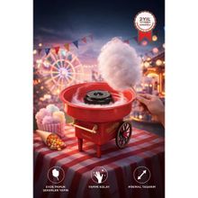 Torima Ev Tipi Pamuk Şeker Makinesi TCCM01 Kırmızı