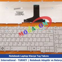 Toshiba Satellite L750-1P8 Beyaz Klavye
