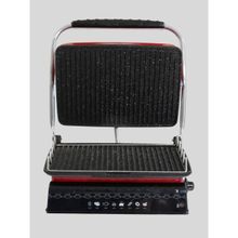 Tost Makinası Ultra Granit Yüzey Ile Sağlıklı Pişirim | 1800W Yağ Hazneli Ultra Granit Tost Makinesi - Kırmızı