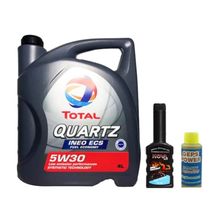 Total Quartz Ineo Ecs 5W-30 Sentetik 4 lt Motor Yağı + Nova 150 ml Mazot Katkı + 80 ml Geps Power Cam Suyu