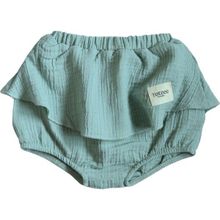 Totzee Mint Müslin Kız Bebek Etekli Şort - 3 - 6 Ay