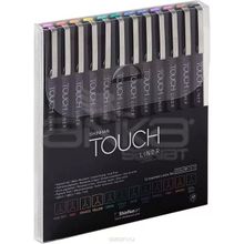 Touch SH4301205 12'li Set Renkli Liner Teknik Çizim Kalemi