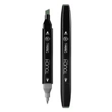 Touch Twin Brush Marker G241 Grayish Green Deep Teknik Çizim Kalemi