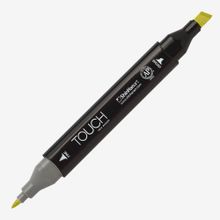 Touch Twin Brush Marker GY163 Green Bice Teknik Çizim Kalemi