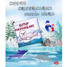 Tox Kutup Hayvanları Kumaş Sessiz Kitap Bez Kitap Yumuşak Ve Hışırtılı Eğitici Oyuncak