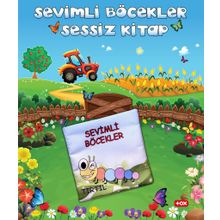 Tox Sevimli Böcekler Kumaş Sessiz Kitap Bez Kitap Yumuşak Ve Hışırtılı Eğitici Oyuncak