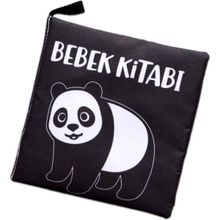Tox T138 Bez Kitap Siyah Beyaz Vahşi Hayvanlar Kumaş Sessiz Kitap