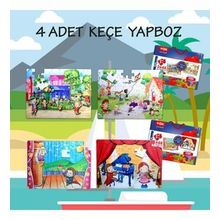 Tox T19 Sahne 5+ Keçe Yapboz 5 Yaş Puzzle