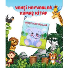 Tox Vahşi Hayvanlar Sessiz Kumaş Kitap Bez Kitap yumuşak Ve Hışırtılı Eğitici Oyuncak