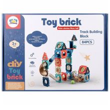 Toy Brick 3D Yapı 84 Parça Tasarım Blokları