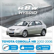 Toyota Corolla HB RBW Hybrid 2002-2006 Silecek Takımı