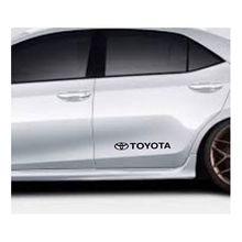 Toyota Yan Kapı Alt Yazısı Sticker Oto Etiket 3 adet