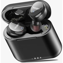 Tozo T6S Ip-X8 Su Geçirmez Kablosuz Şarj Özellikli Dokunmatik Kontrol Kulakiçi Kablosuz 5.3 Bluetooth Kulaklık - Siyah