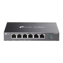 TP-Link Omada DS106QPP 4 Port Gigabit+2 Port Gigabit Uplink 64W 250 mt PoE Metal Kasa Switch
