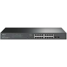 TP-Link Omada TL-SG2218P 16 Port Gigabit POE + 2X1GB SFP Uplink 150 W Yönetilebilir Rackmount Switch