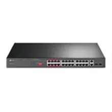 TP-Link TL-SL1226P 24 Port PoE Megabit 2 Port Combo Gigabit SFP 250W Yönetilemez Rackmount Switch