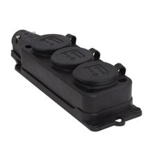 TPlast 1X16A Kauçuk Üçlü Grup Priz