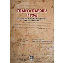 Trakya Raporu 1934 - Kolektif