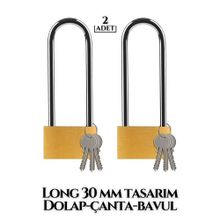 Transformacion 718882 Long 30 mm 2 Adet Dolap Çanta Bavul Kilidi