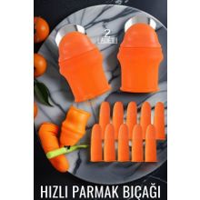 Transformacion 719487 Başparmak Sebze Kesici 2'li Hızlı Parmak Bıçağı