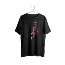 Trendseninle Fly Baskılı Siyah Oversize Erkek T-shirt