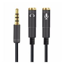 Trendypazar 1 Erkek 2 Dişi 3.5 mm Kulaklık ve Mikrofon Ayırıcı Çoklayıcı Aux Kablo