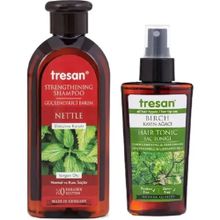 Tresan Isırgan Özlü Normal ve Kuru Saçlar İçin 300 ml Şampuan + Kayın Ağacı Özlü 125 ml Tonik