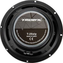 Trident T-20ALP Mindrange 20 cm 600 W Siyah Oto Hoparlör