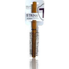 Trina 0053 Ahşap Sap Yuvarlak Erkek Saç Fırçası