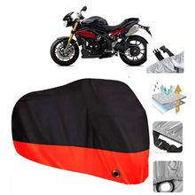 Triumph SPEED TRIPLE R Siyah Arka Çanta Uyumsuz Ultra Kalın Su Geçirmez Motor Brandası