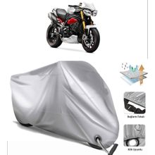 Triumph SPEED TRIPLE Siyah Arka Çanta Uyumsuz Ultra Kalın Su Geçirmez Motor Brandası