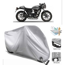 Triumph Street Cup Siyah Arka Çanta Uyumsuz Ultra Kalın Su Geçirmez Motor Brandası