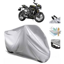 Triumph Street Triple Siyah Arka Çanta Uyumsuz Ultra Kalın Su Geçirmez Motor Brandası