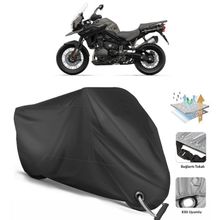 Triumph Tiger 1200 Alpine Edition Siyah Arka Çanta Uyumsuz Ultra Kalın Su Geçirmez Motor Brandası