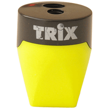 Trix T-745 Sarı Çift Gözlü Kalemtıraş