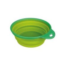 Trixie 500 ml 14 cm Kedi ve Köpekler için Silikon Katlanabilir Seyahat Mama ve Su Kabı