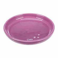 Trixie Büyük Pembe 0.35 lt 18 cm Kedi Seramik Mama ve Su Kabı