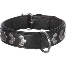 Trixie Gerçek Deri Siyah 45-55 cm 40 mm Köpek Boyun Tasması