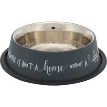 Trixie Gri 0.9 l 23 cm Paslanmaz Çelik Köpek Mama ve Su Kabı