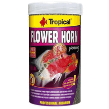 Tropical 250 ml 95 gr Flower Horn Young Pellet Genç Flower Horn Balıkları İçin Renklendirici Balık Yemi