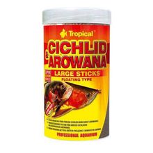 Tropical Cichlid Arowana Large Sticks 250 gr Kovadan Bölme Balık Yemi