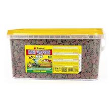Tropical Mini Wafers Mix 3 lt 1,14 kg Vatoz ve Çöpçü Balıkları İçin Balık Yemi
