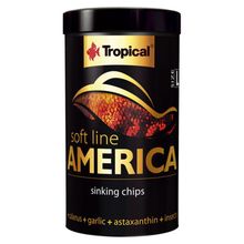 Tropical Softline America Kuzey ve Güney Amerika Balıkları için Yumuşak Taneli Small 250 ml 140 gr Balık Yemi