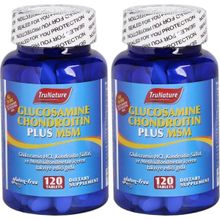 Trunature Glucosamine Chondroitin Plus Msm 2 x 120 Tablet Glukozamin Kondroitin