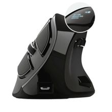 Trust 23731 Şarj Edilebilir Kablosuz Ergonomik Siyah Mouse